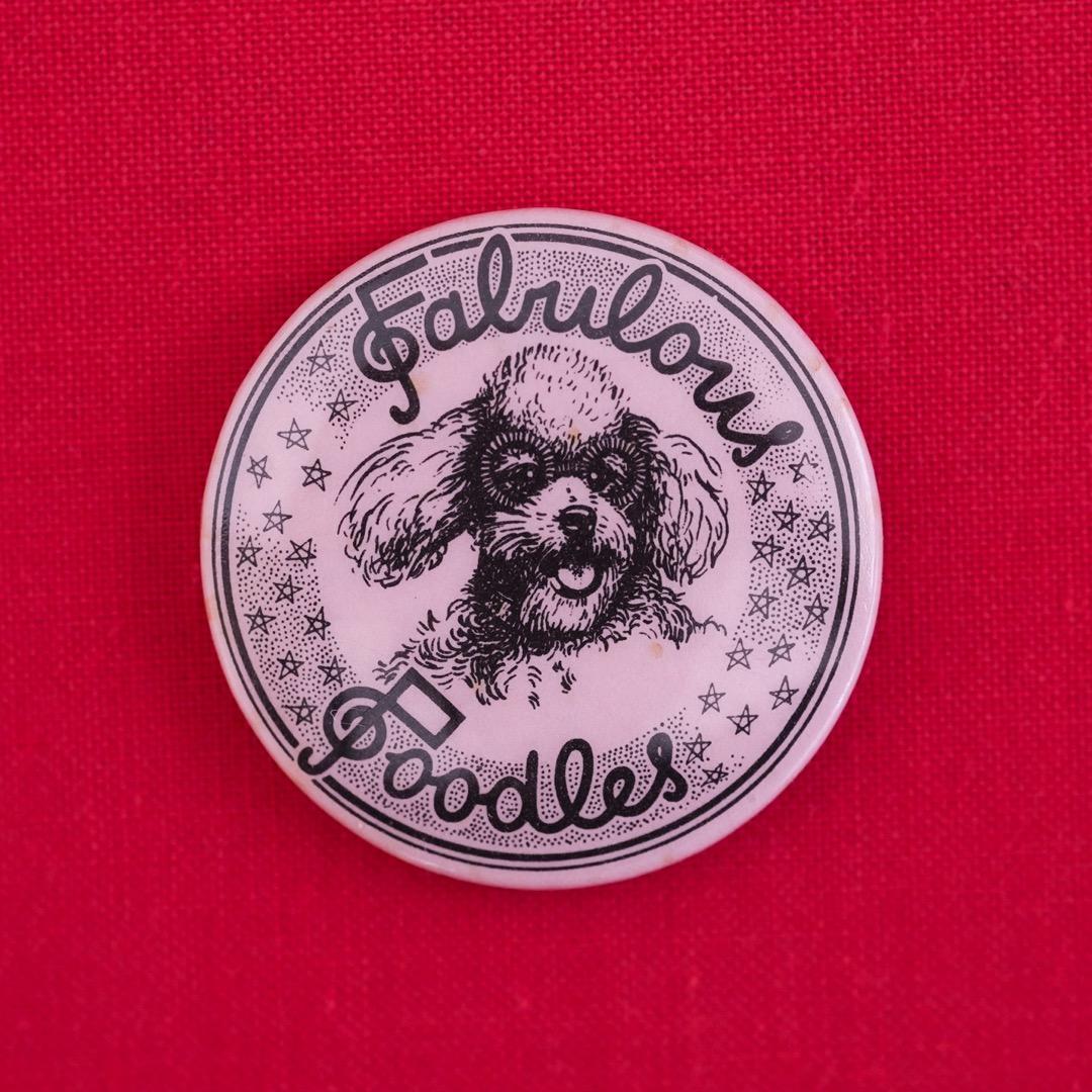 超レア 本物 藤原ヒロシ ヴィンテージ Poodles オリジナル バッジ