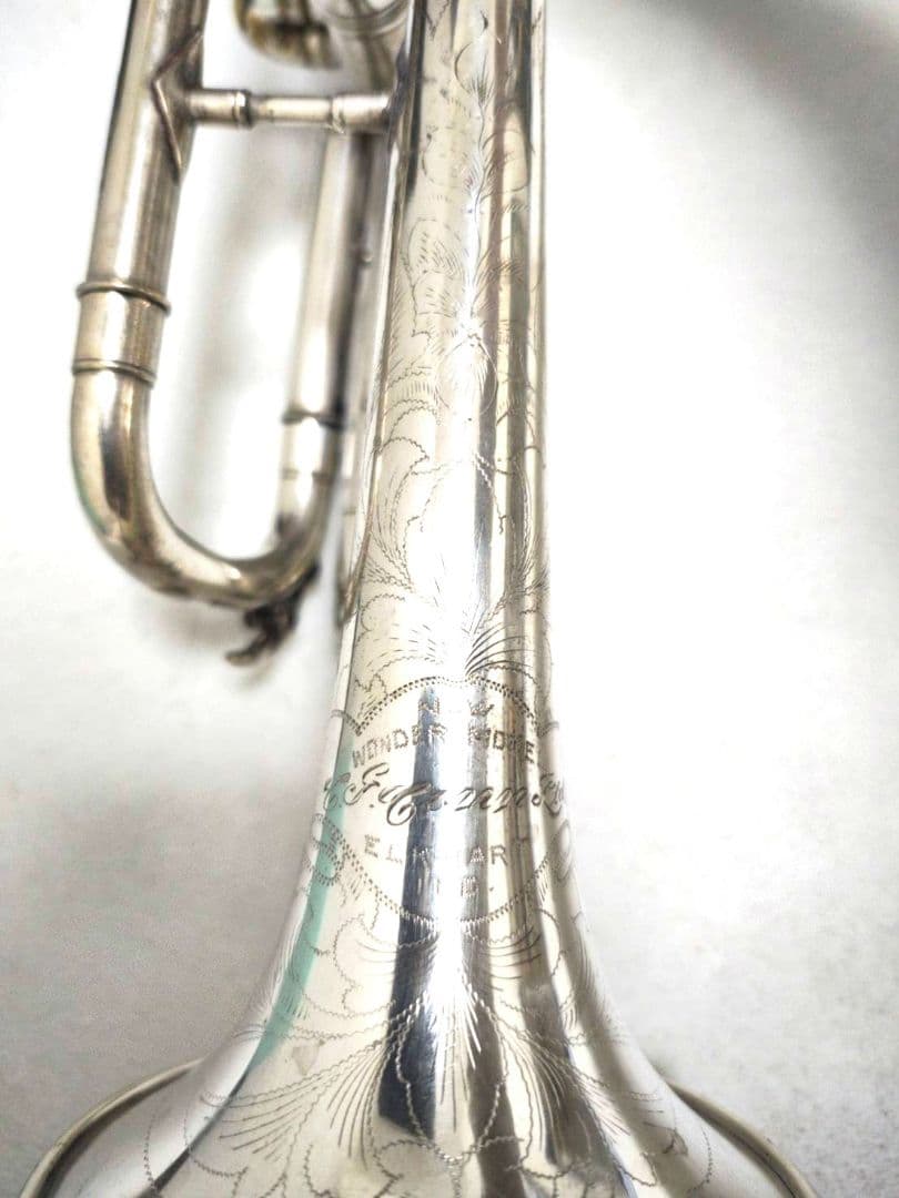 1917年製 C.G.Conn New Wonder C,Bb&Aコルネット
