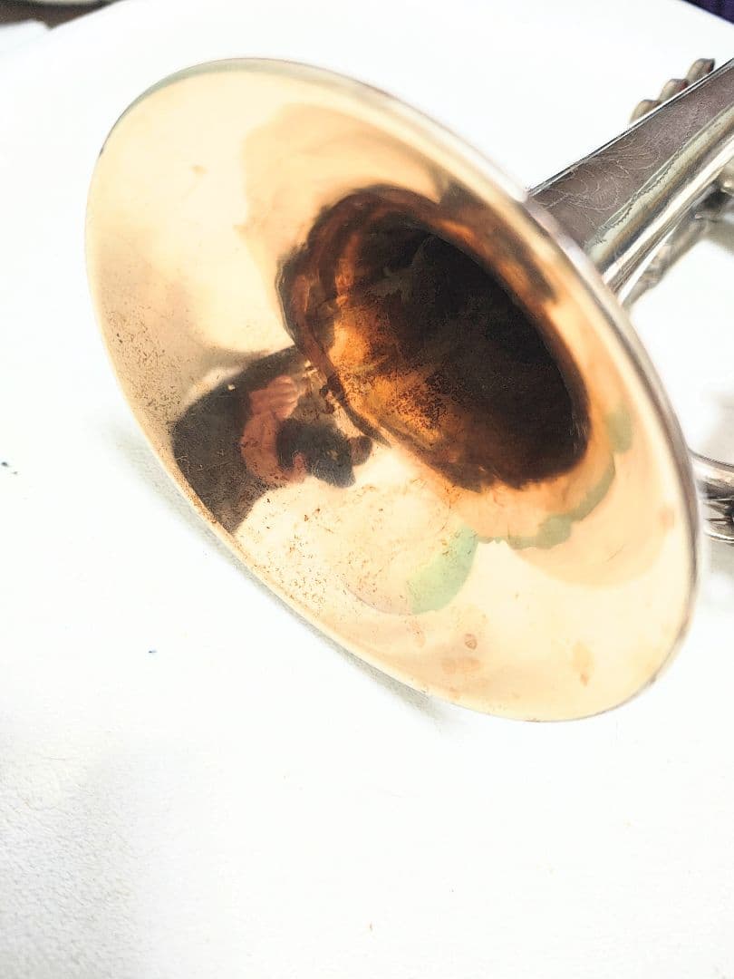 1917年製 C.G.Conn New Wonder C,Bb&Aコルネット