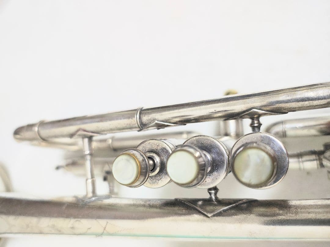 1917年製 C.G.Conn New Wonder C,Bb&Aコルネット