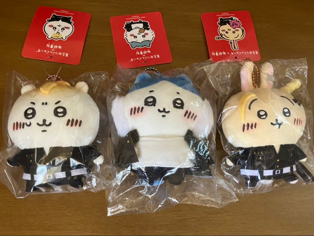 東リベ×ちいかわコラボマスコット ちいかわ ハチワレ うさぎ 3点セット