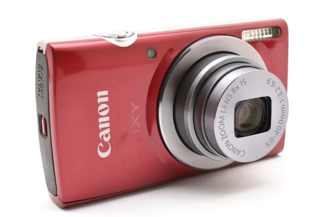 超美品 Canon IXY 160 コンパクトデジタルカメラ レッド キヤノン