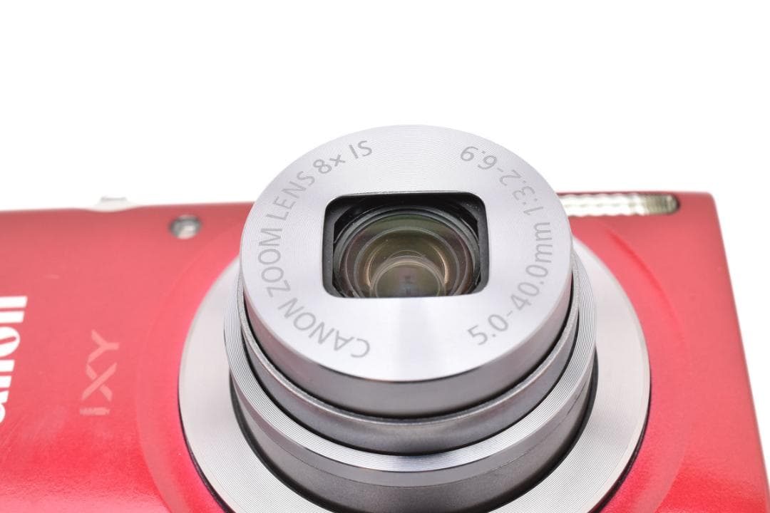 超美品 Canon IXY 160 コンパクトデジタルカメラ レッド キヤノン