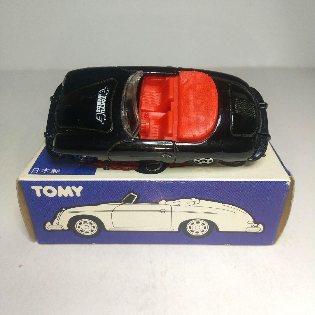 (3843)トミカ 青箱 日本製 ポルシェ 356 スピードスター 東急ハンズ
