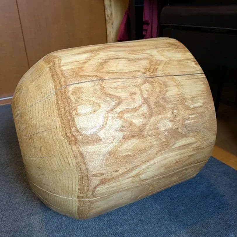 栗　大型　天然木　椅子　スツール　 テーブル　高さ約38㎝