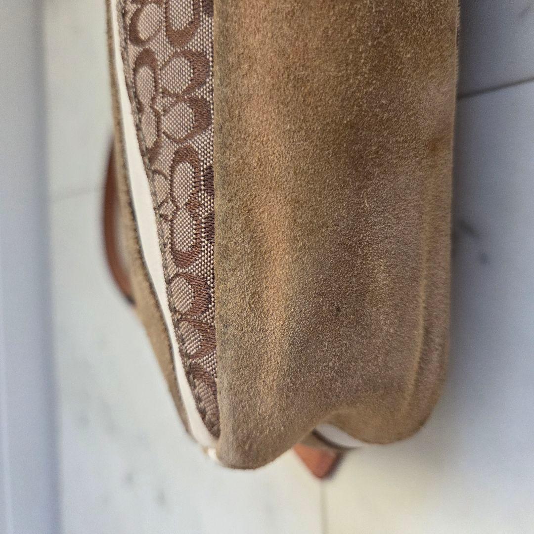 希少 COACH コーチ ミニ アクセサリーポーチ シグネチャー パッチワーク