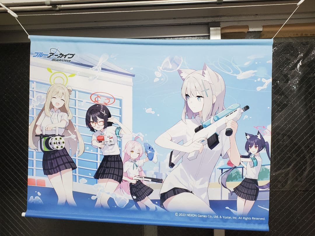 ブルーアーカイブ　ブルアカ　黒ウィズ　プリコネ　NEW GAME等　タペストリー