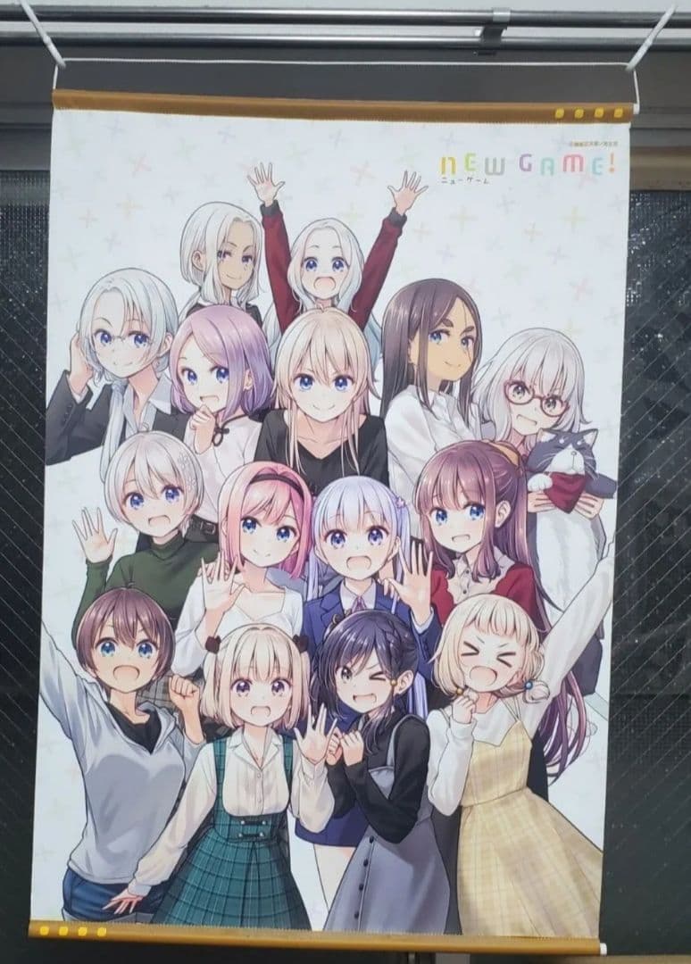 ブルーアーカイブ　ブルアカ　黒ウィズ　プリコネ　NEW GAME等　タペストリー