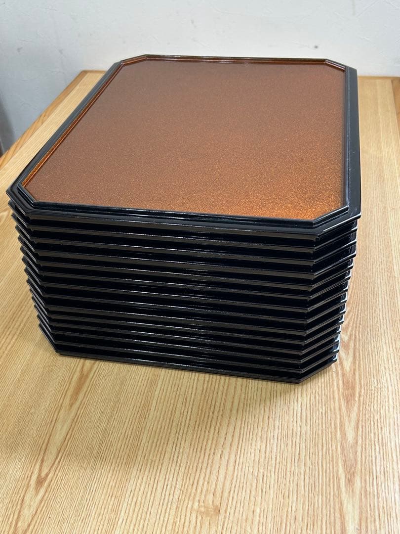 漆器 お盆　トレー　14セット　バラ売り可能