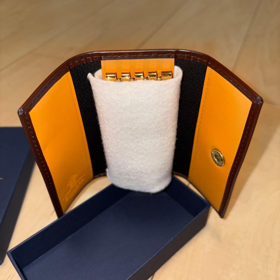 エッティンガー/ETTINGER キーケース Bridle Hide ブラウン