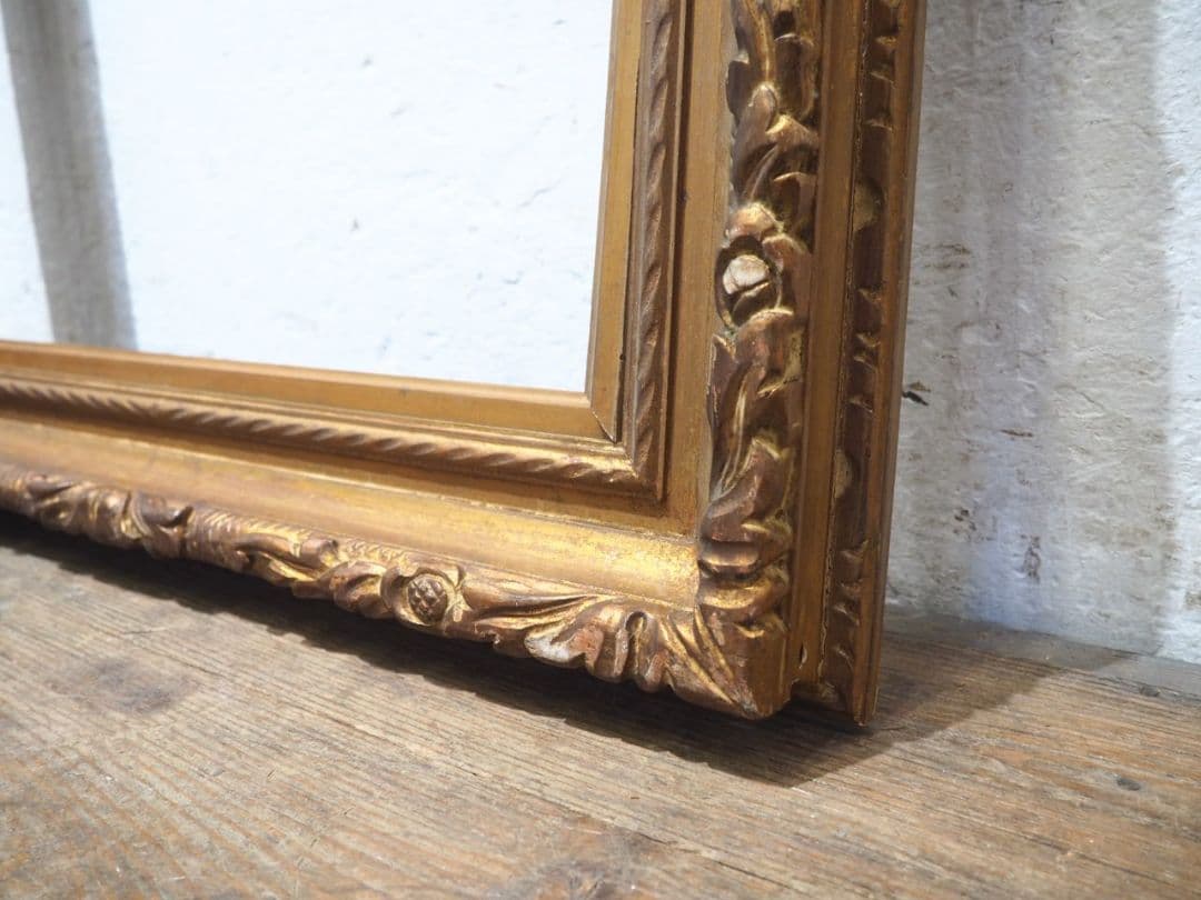 1285 レトロな額縁　F12　アートフレーム　油彩　水彩　画材　ビンテージ