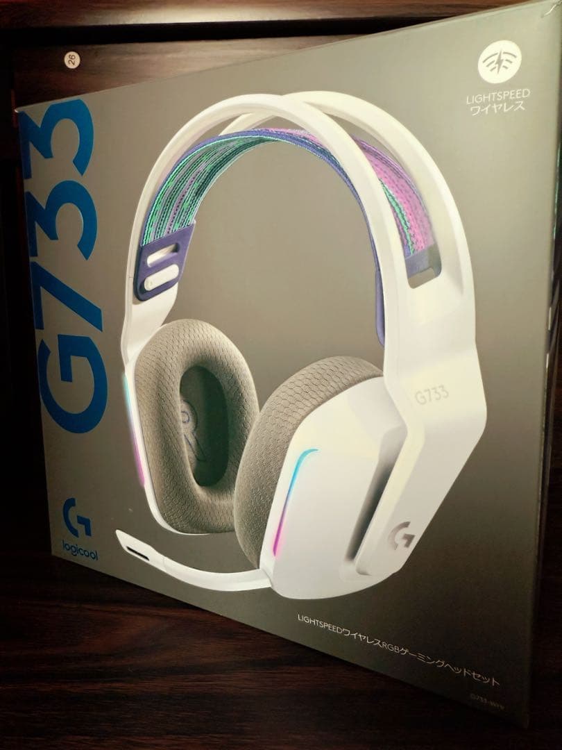 Logicool　G733　ゲーミング　ヘッドセット　ホワイト