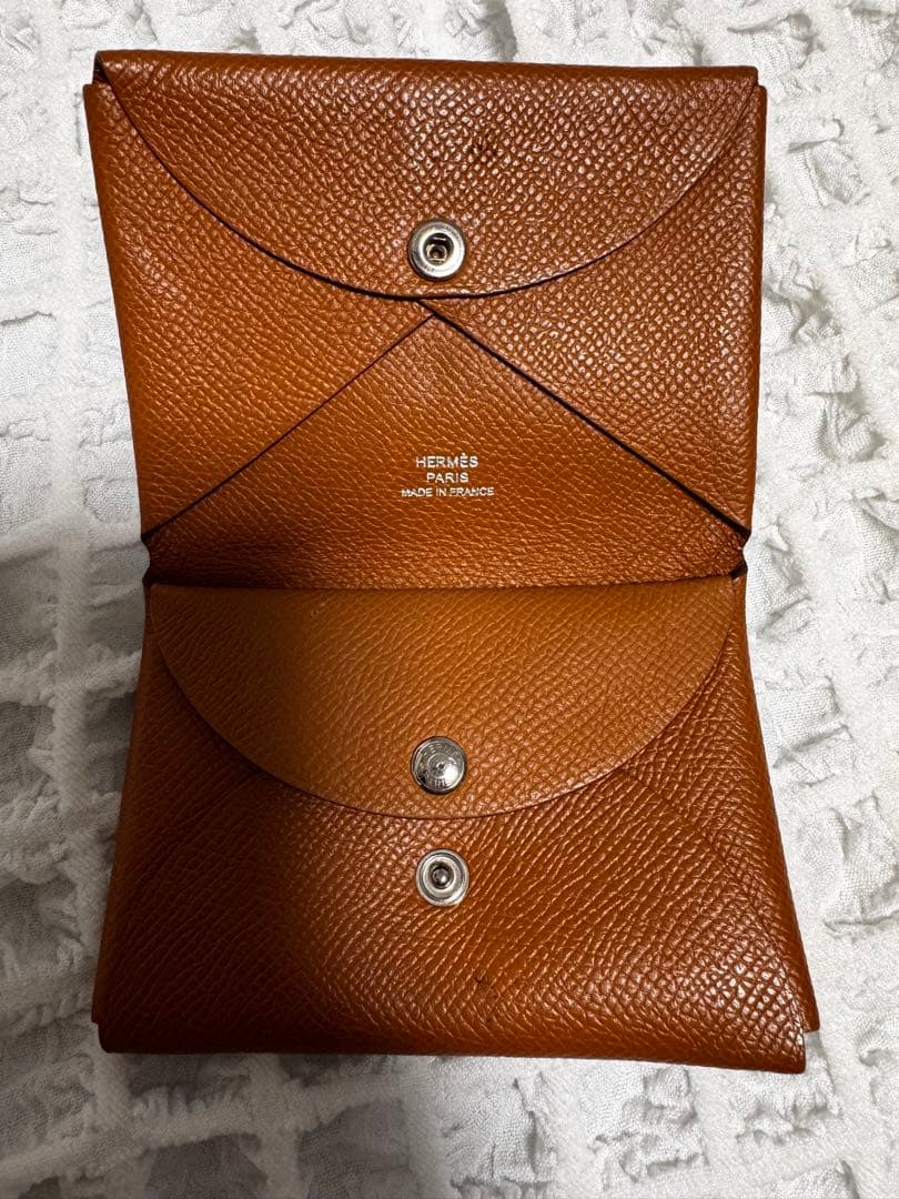 HERMÈS ブラウン レザー ケース