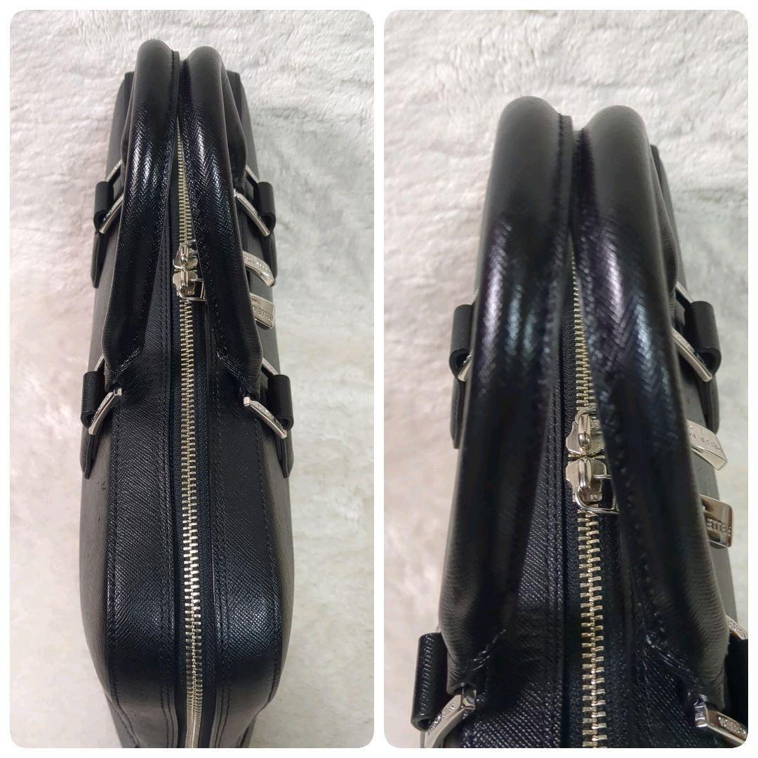 極美品✨PELLE MORBIDA レザービジネスバッグ ブリーフケース 黒