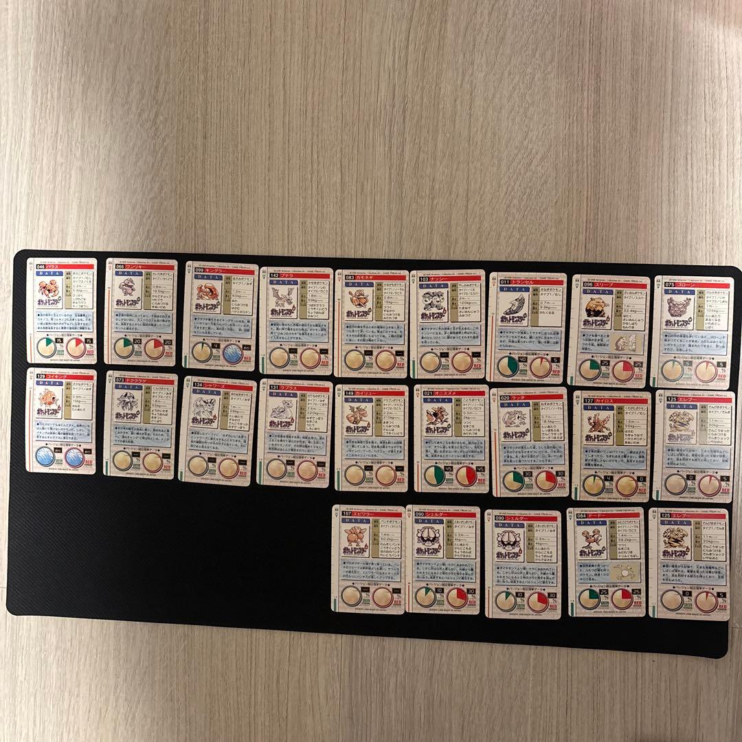 ポケモンカード カードダス 赤版緑版 114枚 カメックスタウンマップ他16枚