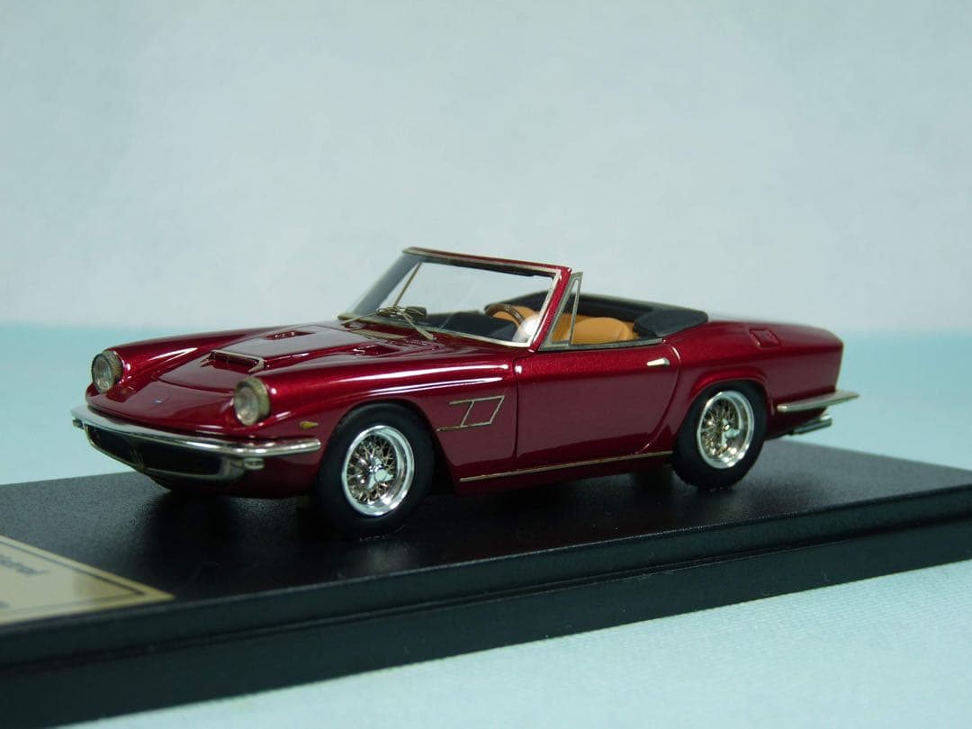 BBR マセラティ　ミストラル　スパイダー　1964年　レッドメタリック