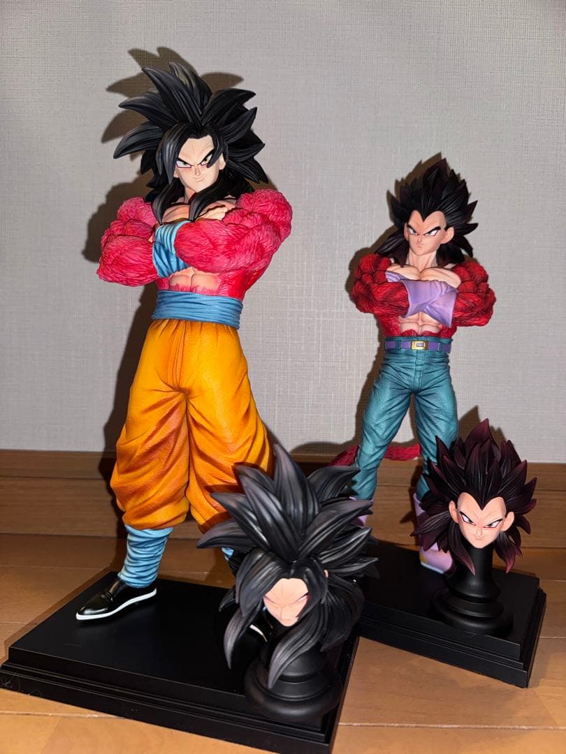 ドラゴンボール 孫悟空 フィギュア 超サイヤ人4 ベジータ セット