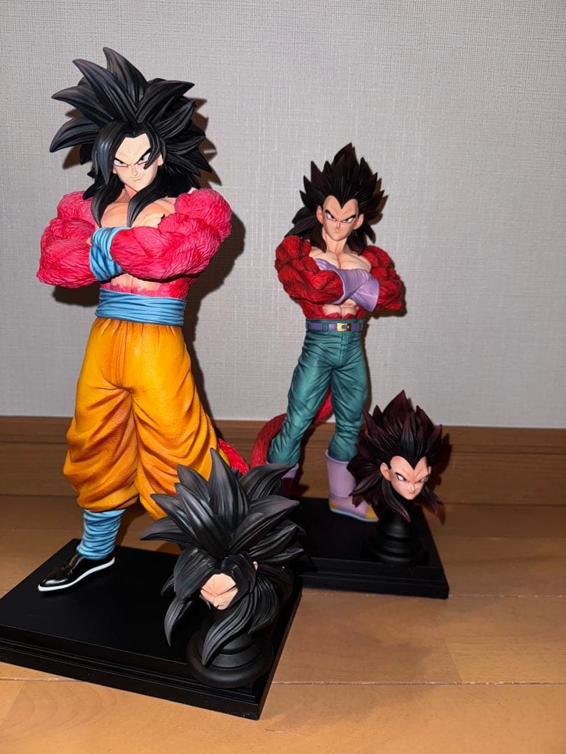 ドラゴンボール 孫悟空 フィギュア 超サイヤ人4 ベジータ セット
