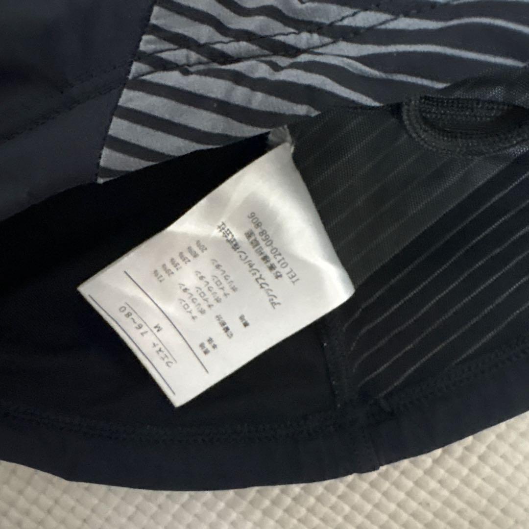 asics/MIZUNO GX競泳水着 黒/青　 アクアフォースシリコン製付き