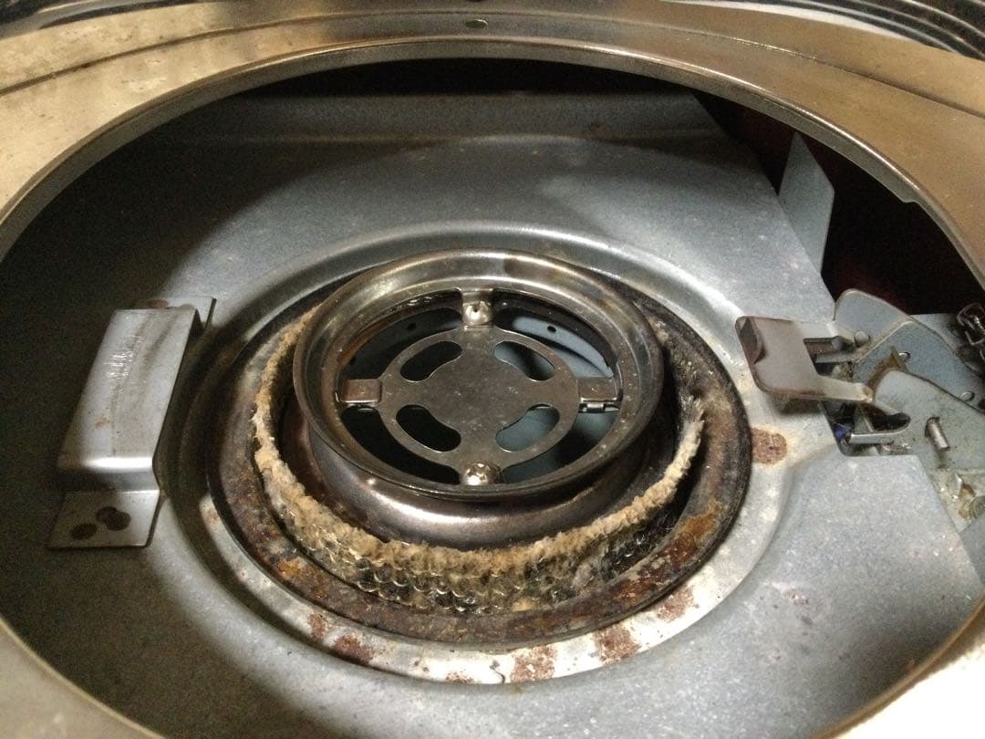 昭和レトロ TOSHIBA 石油ストーブ ハイピシャッター レッド L273