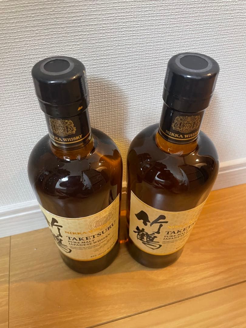 お*馬様 竹鶴ピュアモルトウイスキー、700ml 2本