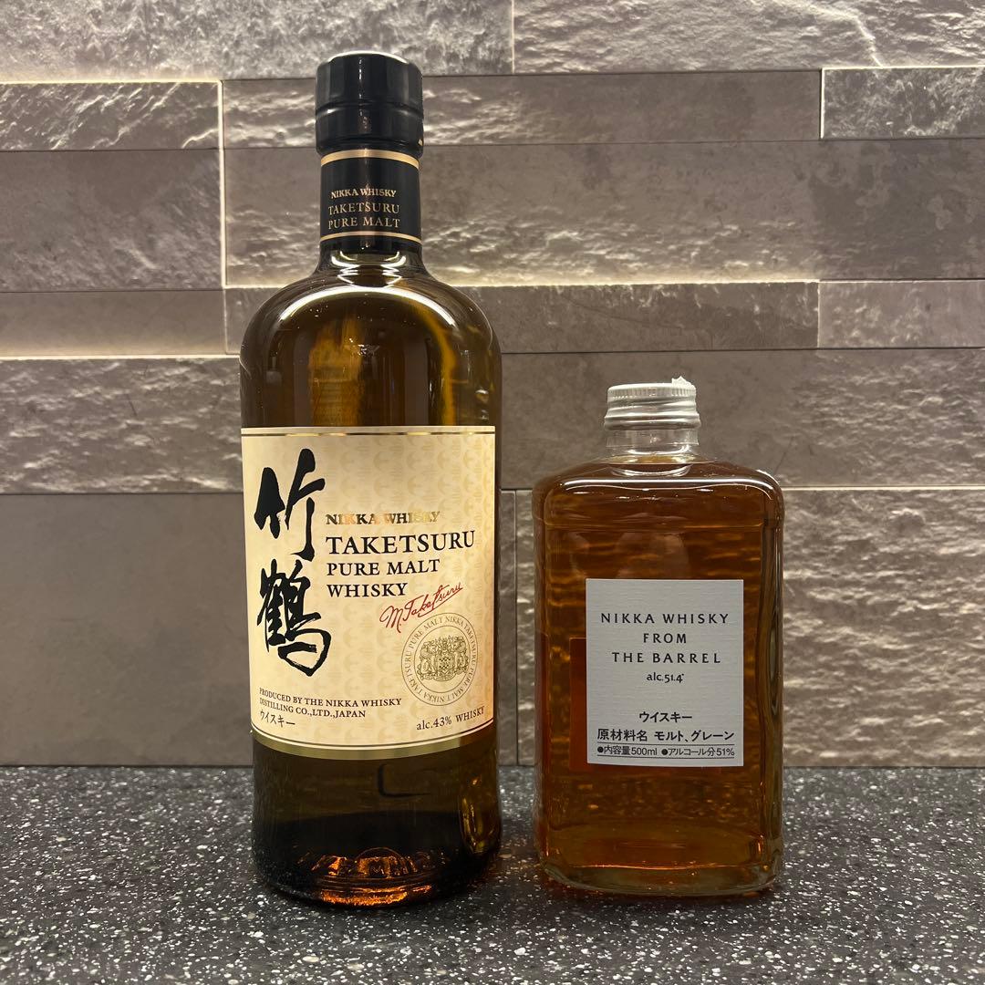 NIKKA ウイスキー セット 竹鶴700ml フロムザバレル500ml