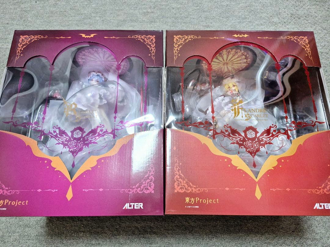 東方Project レミリア フランドール フィギュア タペストリー セット