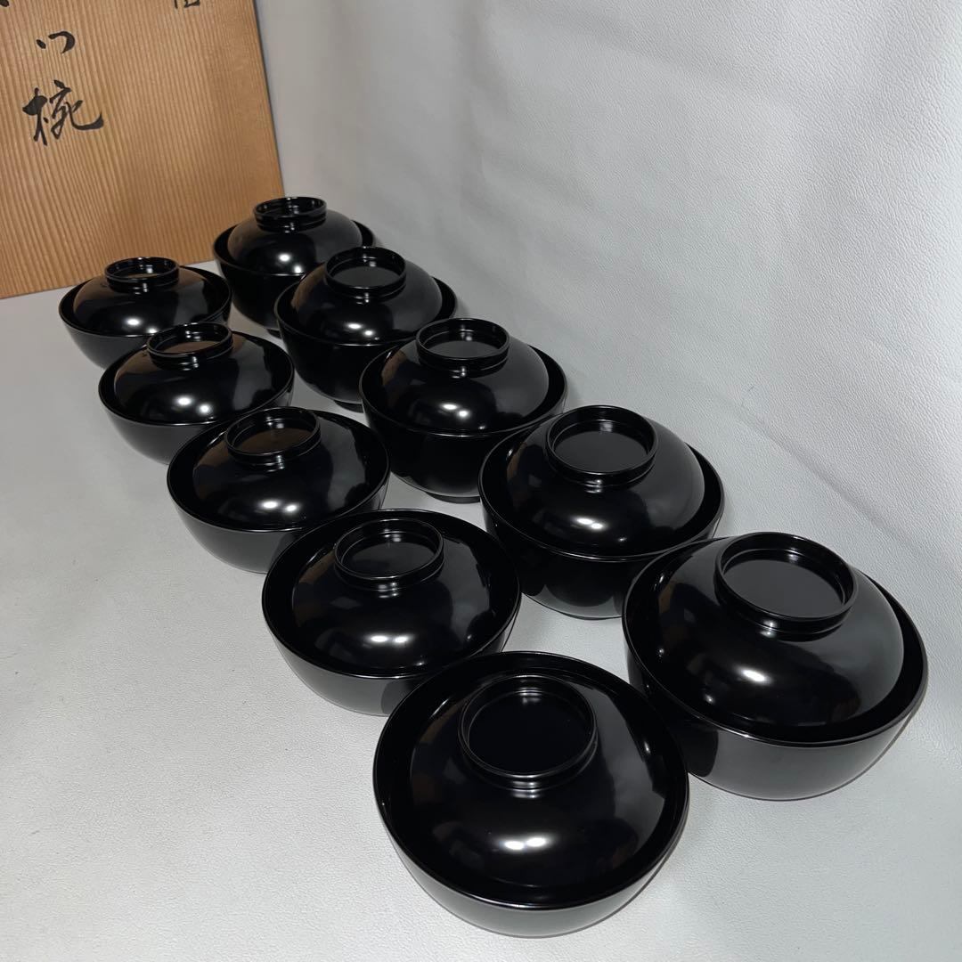 茶懐石　輪島塗　四つ椀　5人前