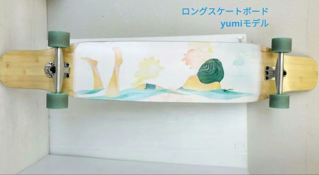 ロングスケートボード　THREE WEATHERスリーウェザー　yumiモデル