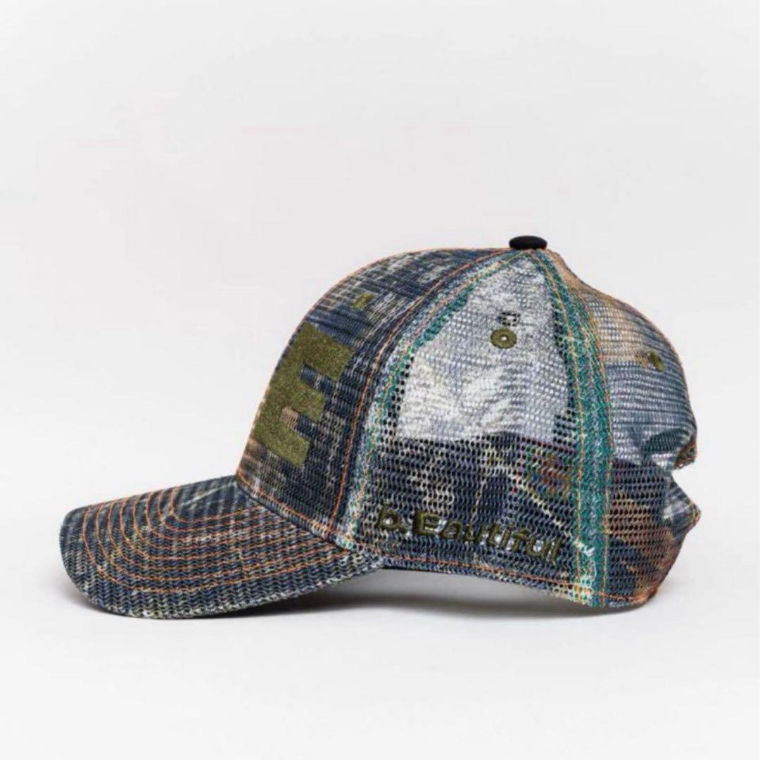 帽子 b.Eautiful Vapor 6 Panel Hat mesh c B.E