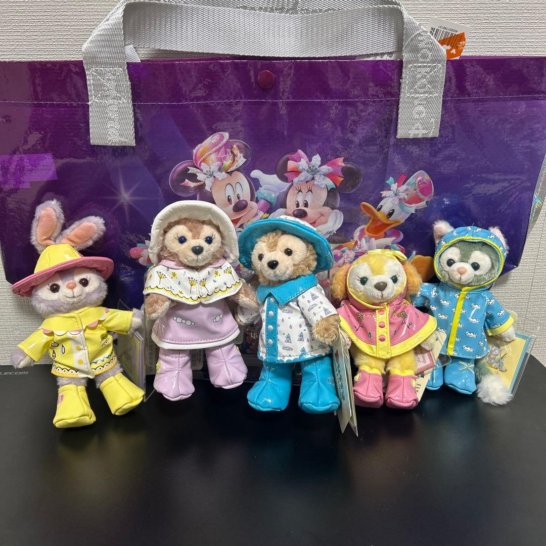 Duffy and friends ぬいぐるみキーチェーン 5体セット香港限定