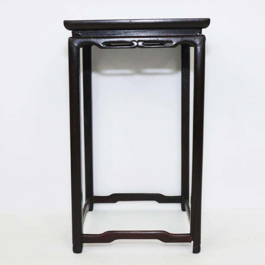 唐木　花台　高さ22.5cm　香炉台