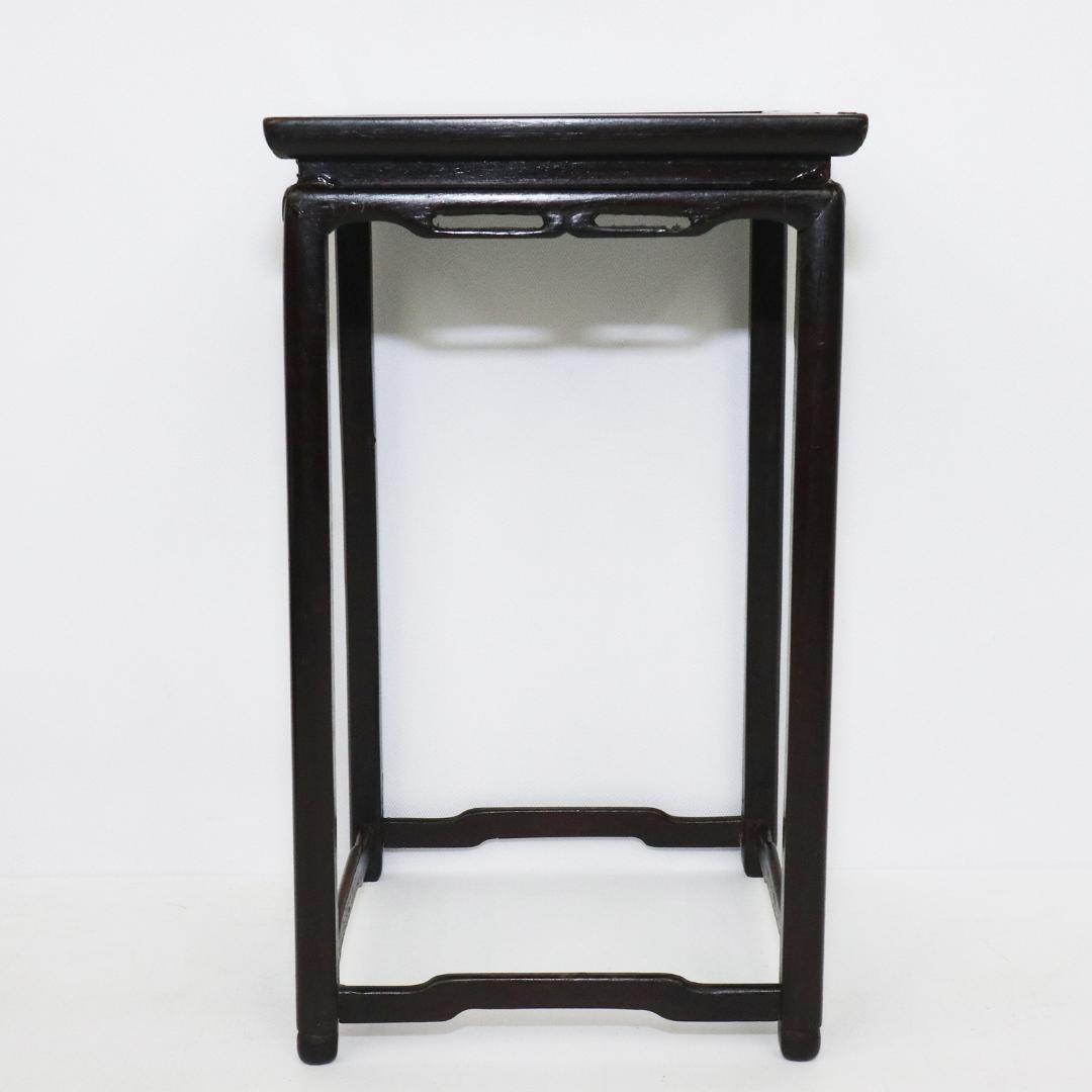 唐木　花台　高さ22.5cm　香炉台