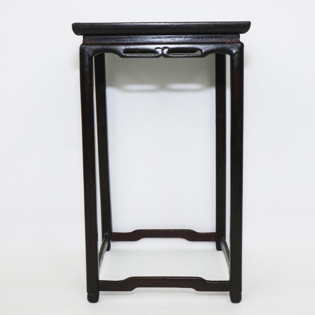 唐木　花台　高さ22.5cm　香炉台