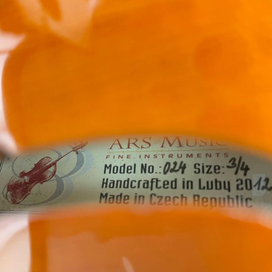 チェコ製●ARS MUSIC●No.24 極美 バイオリン 3/4 2012年製