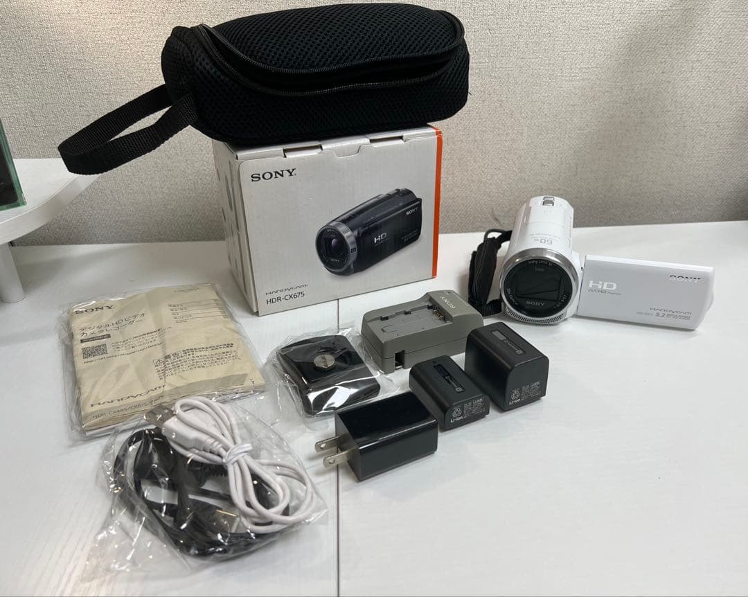 【本日発送可能】SONY HDR-CX675 ビデオカメラ セット