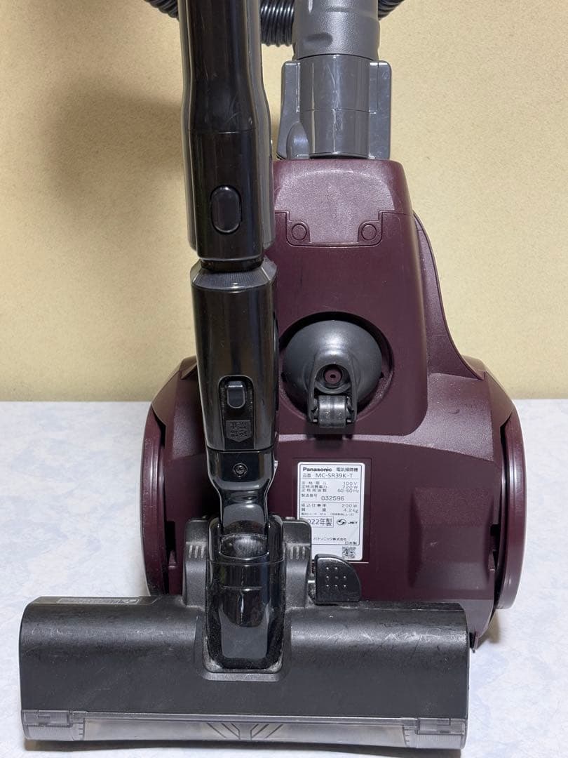 パナソニック 電気掃除機MC-SR39K-T 2022年製【中古品】