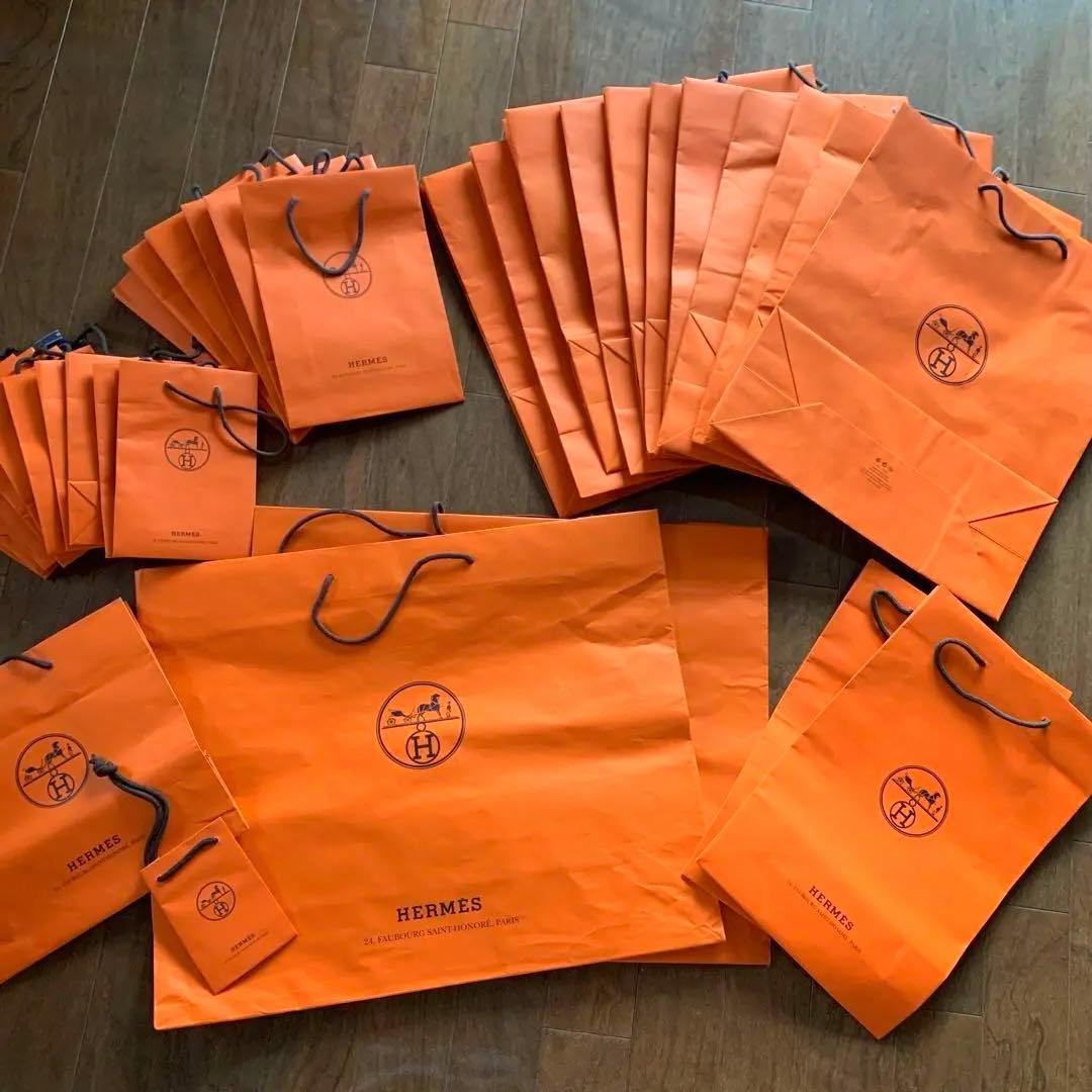 HERMES ショッパー 大小多数セット35枚