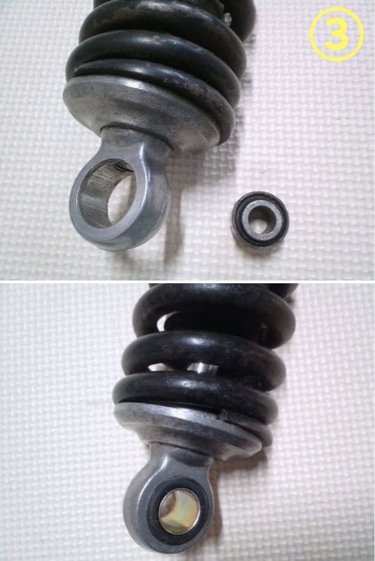 富士重工 ラビットスクーター S301用 ローダウンサス 前後セット ⑥