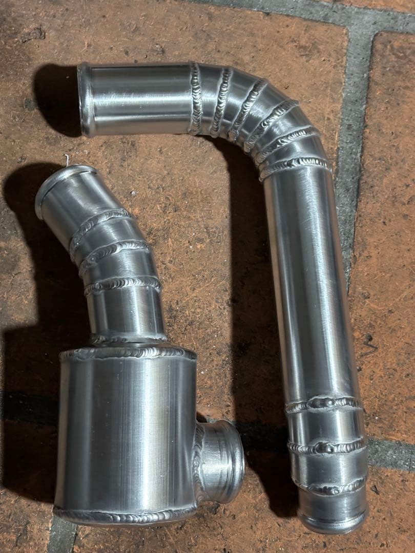 エブリイDA17用インタークーラー、チャンバー、パイピングセット(イン、アウト)