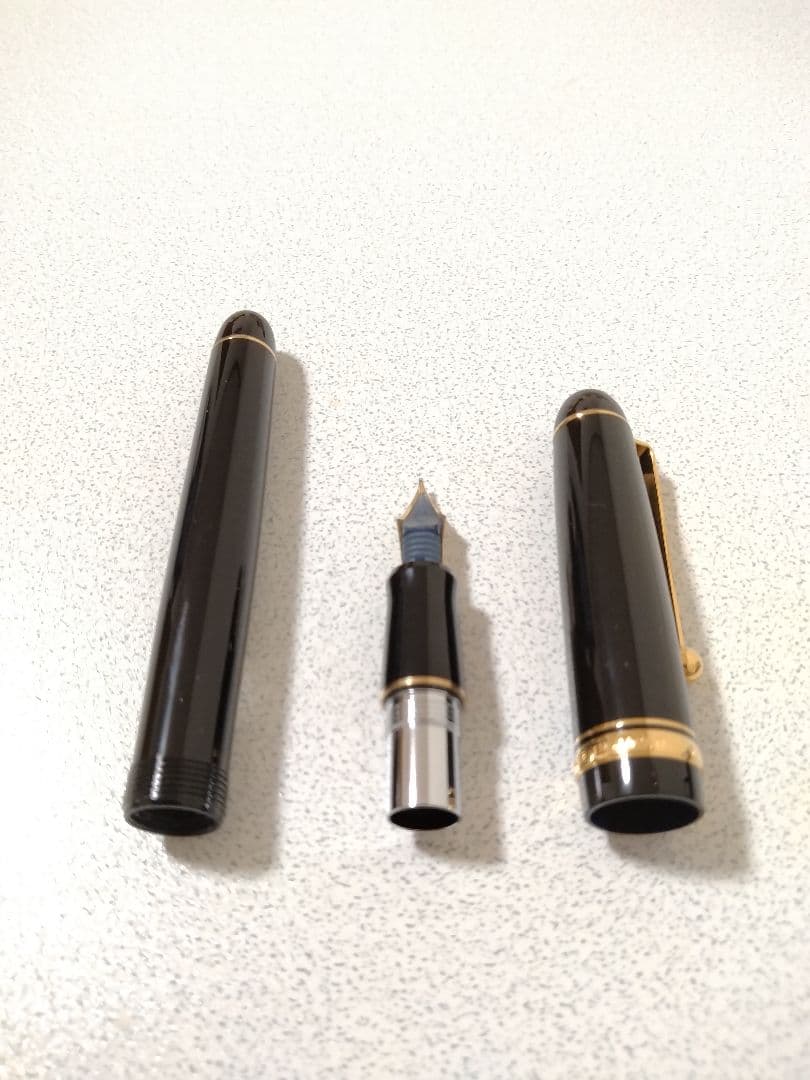 【未使用】PIROT パイロット 万年筆 カスタム74 ブラックSM