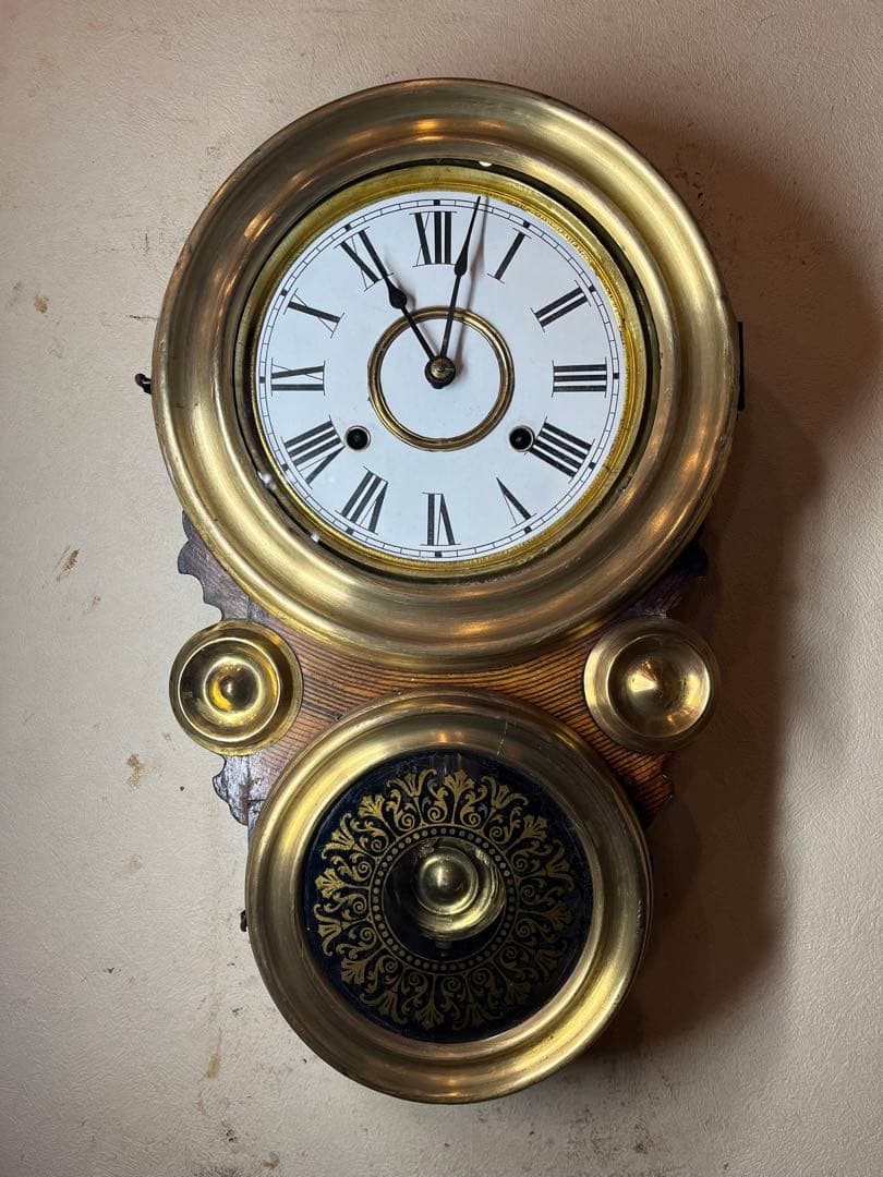 精工舎　ダルマ時計　柱時計　古時計　振り子　ゼンマイ　アンティーク時計　レトロ