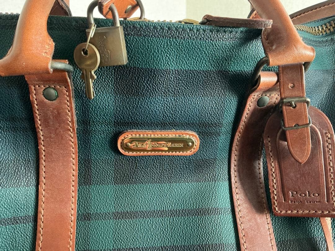 Polo Ralph Lauren ボストンバッグ ダークグリーン