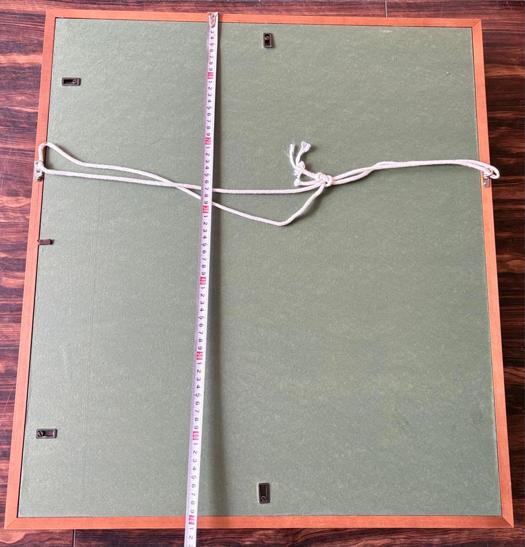 堀江浮水 (堀江豊生) 額装 美人画 日本画 師/伊東深水 絵画 A