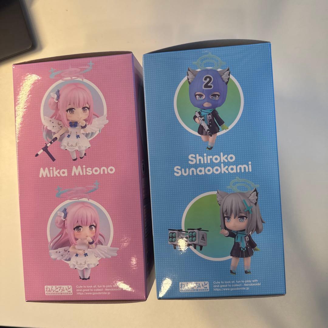 ねんどろいど　ブルーアーカイブ　砂狼シロコ　美園ミカ