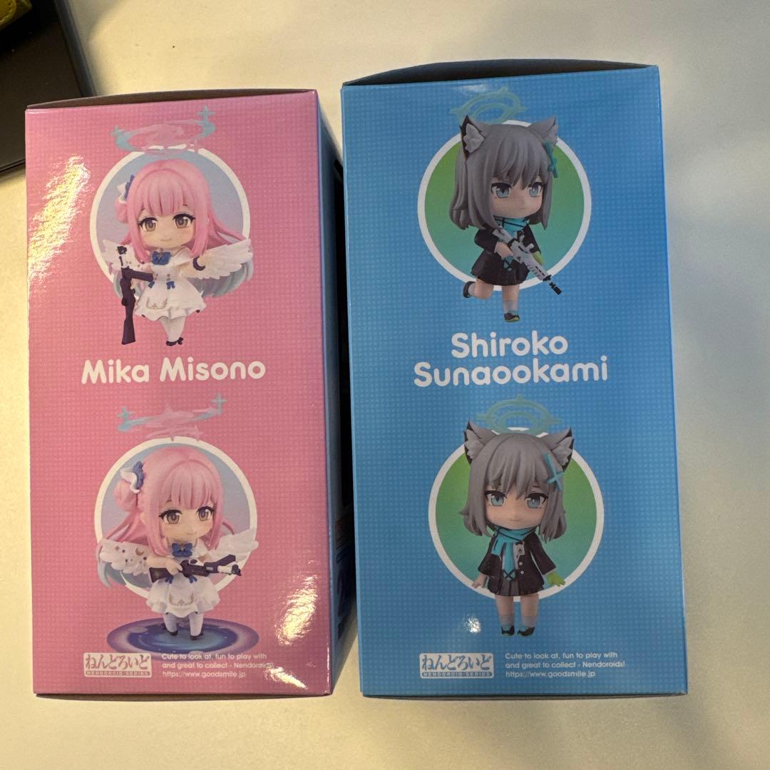 ねんどろいど　ブルーアーカイブ　砂狼シロコ　美園ミカ
