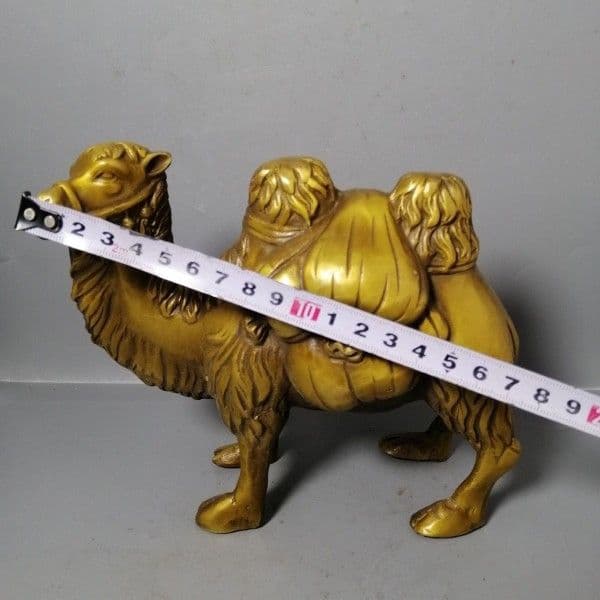 駱駝運財 銅器 装飾品 工芸品 美術品 置物