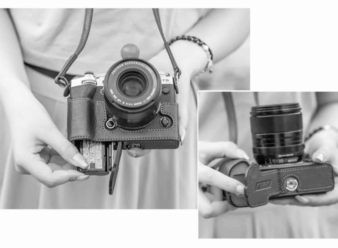 新品 本革カメラケース 富士フイルム FUJIFILM xt5 用