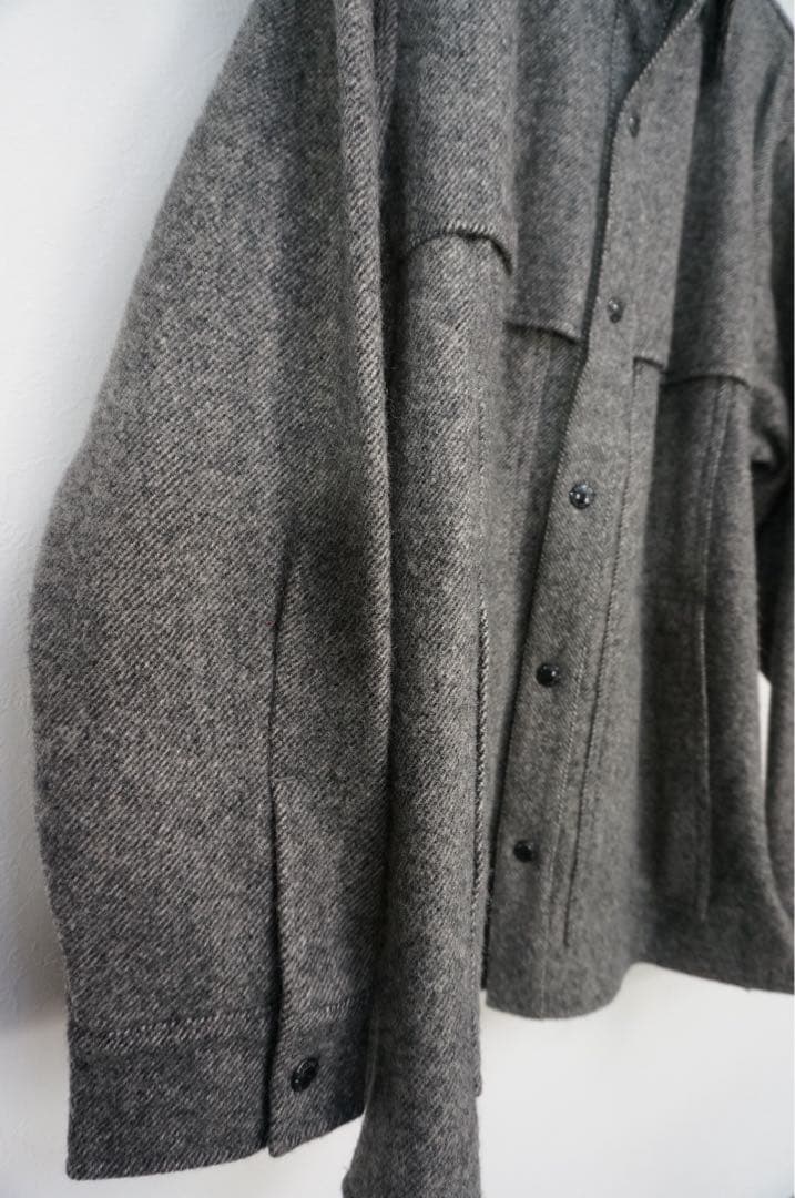 【美品】FILSON フィルソン ケープジャケット Lグレー　ダブルマッキーノ