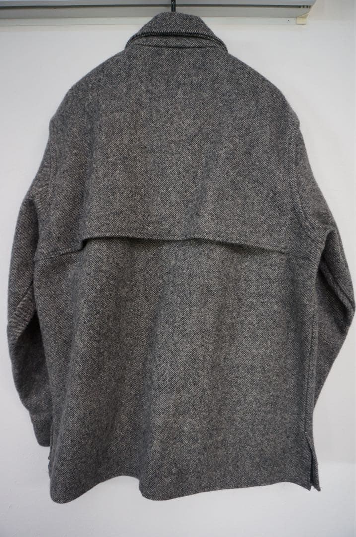 【美品】FILSON フィルソン ケープジャケット Lグレー　ダブルマッキーノ